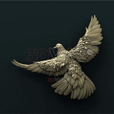 DOVE 3D STL 3DWave